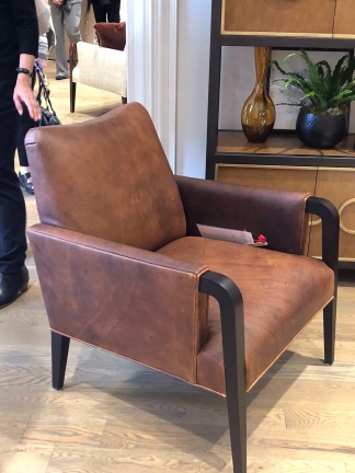 Leather chair by Wesley Hall